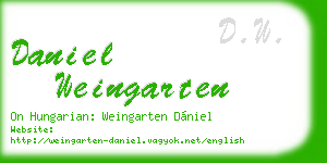 daniel weingarten business card